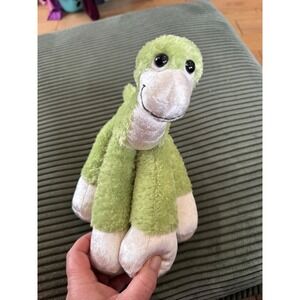 Bestever Funny Feet Green Dinosaur Long Neck Plush Weighted Feet Stuffed Animal